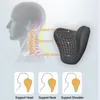 자동차 마사지 5V / USB 충전 헤드 레스트 요추 지원 베개 구동 피로 자동 액세서리 좌석 쿠션