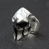 Punk High Polished Spartan Helmet Rings Men Heavy Solid Stainless Steel Biker Ring Man Hip Hop Jewelry Accessories Big Size 7-15 C240P