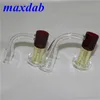 Roken Terp Vacuum Quartz Banger OD 25 MM met gepolijste mannelijke vrouwelijke gezamenlijke domeloze nagels voor glazen waterleidingen DHL