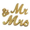 Décoration de fête pratique Mr Mrs signe mariage amour Table décorations lettres en bois Po accessoires bannière
