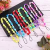 Mobile Strap Lanyard Obst Bunte Lächeln Perle Weiche Keramik Seil Handy Fall Hängen Kordel für Frauen