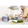 Ekran Dotykowy LCD Cyfrowy Timer Kuchnia Praktyczne Gotowanie Timer Odliczanie Odliczanie Budzik Kuchnia (nie bateria) LX01602
