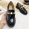 로퍼 두꺼운 고무 단독 신발 chunky logo plaque loafer womens 디자이너 가죽 luxurys 이탈리아 높이 증가 여성 운동화 신발 size35-41