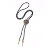 Boogbladen ketting sieraden bronzen Chinese etnische stijl hangleer leer lange trui ketting menbow bowbow