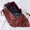 Welor Kobiety Spodnie Solidne Chic Koreański Styl Sznurek Mujer Pantalones Jesień Winter Spodnie 17935 210415