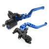 Pair 7/8 Motocykl Master Master Cylindr Cylinder Dźwignie sprzęgła Universal