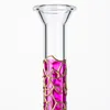 Heady Glass Hookahs Comb Perc Oil Dab Rigs 3mm Tjocka 9 "Tall Vattenrör 14mm Kvinna Joint med Bowl Bongs