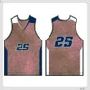 Maillot de basket-ball hommes rayures manches courtes chemises de rue noir blanc bleu Sport chemise UBX73Z702