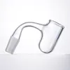 Quartz Banger Nail Fully Weld 14mm 10mm Male Joint Smoking Accessories 2mm Thick Beveled Edge Round Bottom Bent Nails Bangers 45 90 For Glass Bong