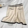 Vetement Femme Korean Knit 2 Piece Set Women Outfits Sweater Cardigan Crop Top + Skirt Sets Casual Two Peice Suits 210514