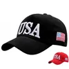 USA Flag Ball Caps Red Black Unisex Adjustable Adult Fitted Baseball Embroidery Summer Sun Visor Cap Sports Hats For Men And Women 30pcs