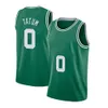 0 Jayson Bostons Tatum Basketbal Jerseys Celtices Jaylen 36 Marcus 33 Bruin Smart Heren Jeugd Groen 2022 2023 Jersey