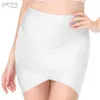 Summer Sexy Bodycon Slim Stretch Pencil Bandage Skirts Nude Pink Celebrity Evening Party Skirt 210423