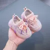 1 pair bebek atletik çocuklar ayakkabı bebek sneakers kız erkek ayakkabı çocuk yaz toddler çocuk 1-3 yaşında rahat koşu ayakkabısı HH21-520