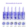 50 pcs 1/3/5/7/9/12/36 / 42 / nano pino Derma caneta Dicas recarregáveis ​​Dr. Dr. Pen Ultima A6 Cartucho de Agulha CE