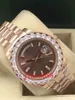 3A Brand L Luxury Watch Date Diamond High-классная качество 18 тыс. Оригинальный мужской механический спорт330t
