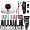 ROSALIND Manicure per Kit Vernici con Lampada UV LED 36W Set Smalti Gel per Macchine Utensili