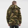 Winterjas mannen militaire parka jas mannelijke jas outdoor heren dikke uitloper nylon camouflage windjack capuchon sportjas y1109