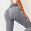 Femmes taille haute Leggings No Voir épais Fitness Legging Par Butt Lift sans couture Legins Workout Gym Scrunch Booty Push Up Pants 211108