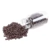 1000pcs/Bottle Aluminum Micro Beads Silicone Lined Rings Cyliner Bead Hair Extensions Tools 4.0x2.0x2.0mm 4.5x2.5x2.5mm