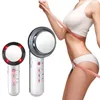 Massage Gun Face Lifting 3 in 1 EMS Infrarood Ultrasone Body Massager Apparaat ultrasone klankafmageringsvetbrander Cavitatie Beauty Machine