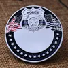 Mode art deco herdenkingsmedaillon reliëf cadeau zilveren dollar metalen verf nieuwe president van de Verenigde Staten Joe Biden pin groothandel