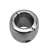 Nxy Height 20304060mm Stainless Steel Testicle Ball Stretcher Scrotum Cock Ring Metal Locking Pendant Weight for Cbt Male Sex T4490207