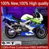 Grün-blauer Körper OEM für HONDA VTR1000F SuperHawk 97-05 51No.169 VTR 1000 VTR1000 F 1000F 97 98 99 00 2001 2002 2003 2005 VTR-1000F 1997 1998 1999 2000 01 02 03 0 5 Verkleidung