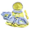 Armi store Flower Pattern Dog Dresses Princess Dress Dogs 6071055 Pet Supplies Dress Hat Panties Leash 1set 210401