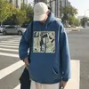 Erkekler S Giyim Tek Parça Anime Hoodies Harajuku Maymun D Luffy Baskı Tişörtü Kadın Vintage Büyük Boy Kazaklar KPOP Tops