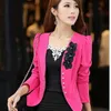 Blazer femme mince survêtement élégant printemps automne manteau grande taille femmes dames veste vêtements 211006