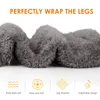 Hiver en peluche sur le genou chaussettes hautes femmes bas de cuisse thermique chaud long bas jambières Femal Wamer Sports