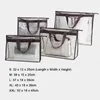 Sacs de rangement anti-poussière sac transparent placard organisateur sac à main sac à main protecteur housse anti-poussière avec fermeture éclair et poignée