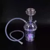 Акриловый кальян Светодиодные чашки Shisha Cookah Hose Акриловое освещение Портативные чашки кальянов Наборы курения аксессуары)