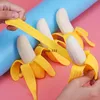 brinquedo paródia peeling banana belane joy alívio de alívio de festa de frutas casca desabafar pequena