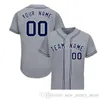 Maglia da baseball uomo personalizzata ricamata cucita squadra qualsiasi nome qualsiasi numero taglia uniforme S-3XL 013