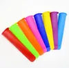 Cozinha Ferramentas 100 pcs 20cm Silicone Pop Iogurt Push Up Sorvete Lolly Pops Maker Frozen Stick Popsicle Mold Molde DIY SN2595