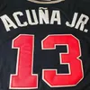 Baseball Jerseys 2023 City Connect 13 Ronald Acuna Jr. 27 Austin Riley Matt Olson Harris II Spencer Strider Ozzie Albies Jones Eddie Rosario Max Fried