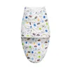 Baby's slaapzakken geboren baby swaddle wrap envelop 100%katoen 0-3 maanden deken swaddling Sleepsack 211023