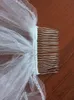 Bridal Veils White Ivory Wedding Accessory 3M Length Cathedral Crystal Edge Veil 1 Layer With Metal Comb 20215913733