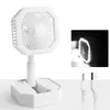 Forniture per Feste Ventilatore Pieghevole Portatile con Luce Notturna a LED per Ufficio per Studenti Ventilatore da Tavolo a Basso Rumore per Campeggio all'aperto JLE13891