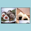 Narzędzia sushi kuchnia kuchnia jadalna bar domowy ogród ll trójkąt forma nowa oryginalna piłka ryżowa ładny prasa twórca t dhgqw