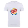Burpee King T-shirt Rolig födelsedagspresent till pojkvän man pappa män sommar kortärmad bomull crossfit träning t-shirts 220325