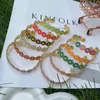 Bracciale 5pcs/lotto colori vivaci anammello a forma di fiori/bracciale margherite a forma di gioielli set squisiti da donna all'ingrosso bonzo