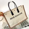 Toppkvalitetstrend Luxurys Designers Totes Bags Fors Womens Rive Gauche Shopping Handväskor Purse Purse Ladies Casu