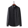 Mannen Overhemden bberry Stip Heren Designer Shirt Herfst Lange Mouw Casual Heren Dres Hot Stijl Homme Kleding M-3XL #40