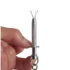Clip per capezzoli regolabili in acciaio inossidabile con catena in metallo per giochi di tortura Morsetti per bondage al seno Giocattoli sexy fetish