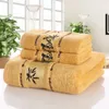 Полотенце набор бамбука листья ванны красота эль -печатный спа -салон