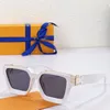 Mens solglasögon Z1165 klassiska miljonär solglasögon mode avslappnad toppkvalitet damer designer solglasögon resesemester uv400 skydd med originallåda