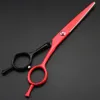 professional 5.5 inch Two-tailed Piano paint hair scissors set makas thinning shears cutting barber tools hairdressing 220317